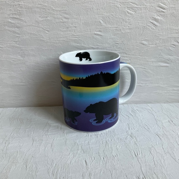 Oscardo Bear with Bear Cub Porcelain Mug Tea Coffee Cup - Picture 1 of 9